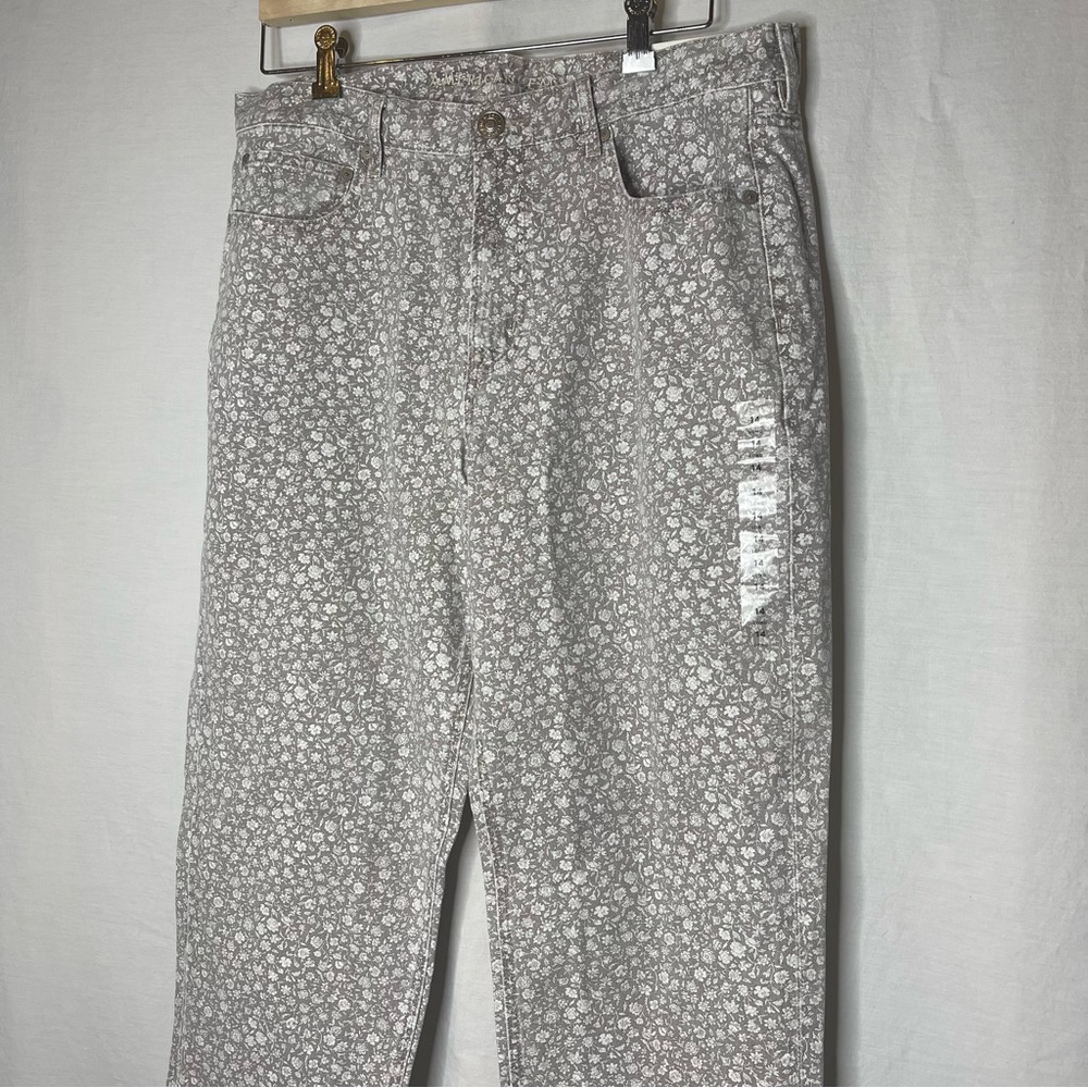 American Eagle 90s straight women’s pant 14 Long 32w high rise NWT